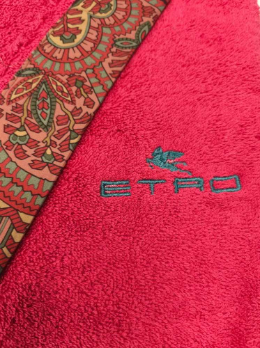 Халат с капюшоном Etro GIАNO AV799 X0865 red красный фото 3