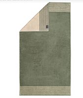 Полотенце махровое Cawo TWO-TONE 590 (34 field зеленый) 80x150
