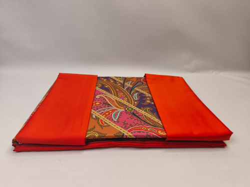 Постельное белье Etro YAARA 99KP519 X0850 arancio оранжевое Евро Артикул: 69968 LettoPerfetto