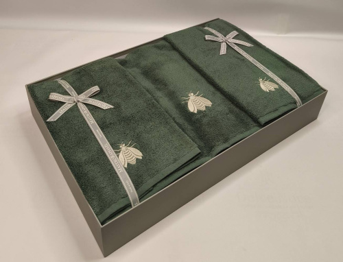 Комплект полотенец Mastro Raphael ESSENTIAL API 7C verde salvia Пять штук Артикул: 76597 LettoPerfetto фото 4