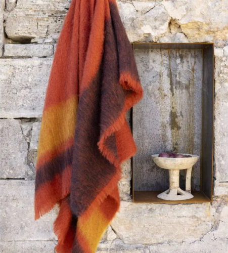 Плед Brun De Vian-Tiran MOHAIR PASSAGES ECORCE 140х180 Артикул: 87437 LettoPerfetto фото 2