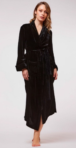 Халат Vivis DANIELA (цвет 00002 Nero) черный фото 5