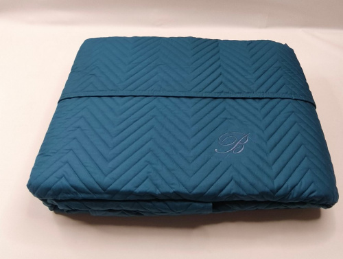 Покрывало Blumarine STILE BLU 270х270 синее 20 blue Артикул: 93722 LettoPerfetto