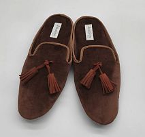 Тапочки Jaimies MARCEL mule HOMME шоколадные, размер ХХL (45)