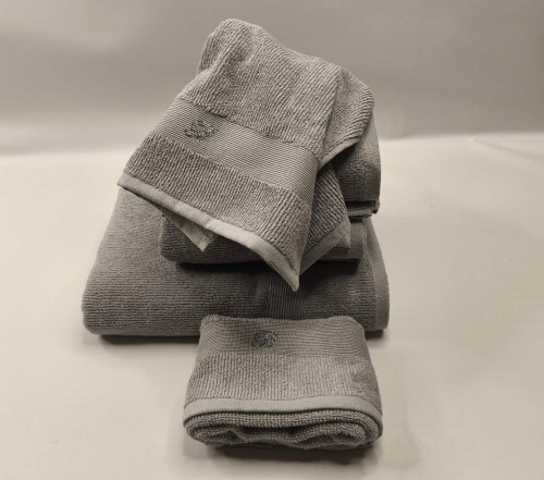 Комплект полотенец Blumarine RISVEGLIO серый 13 silver Артикул: 94887 LettoPerfetto фото 4