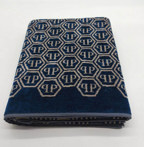 Полотенце Philipp Plein PATTERN 111 blue 95х150 Артикул: 69610 LettoPerfetto