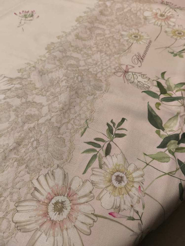 Скатерть Blumarine L`ULIVO 170х270 цвет 02 powder pink розовая Артикул: 94179 LettoPerfetto фото 2