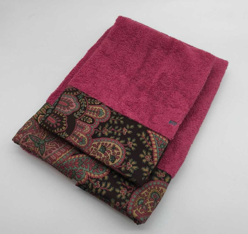 Комплект полотенец Etro GIANO AV799 X0865 red красный 60х100+40х60 Артикул: 70152 LettoPerfetto фото 2