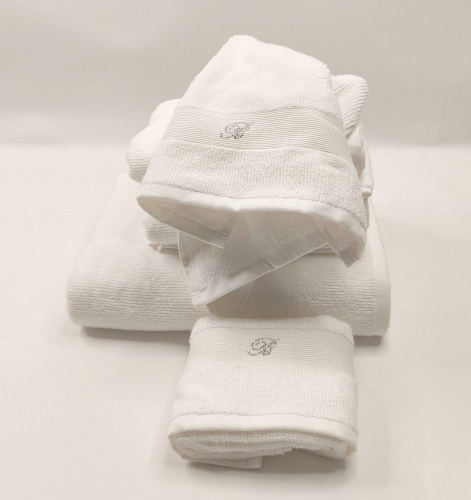 Комплект полотенец Blumarine RISVEGLIO белый 04 white Артикул: 94893 LettoPerfetto фото 4