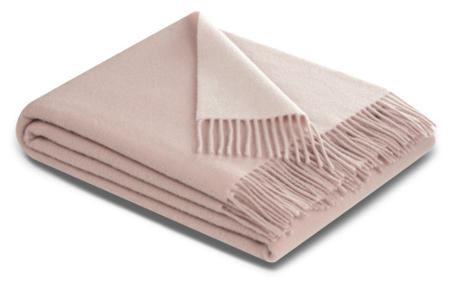 Плед Biederlack DARK VELVET (797544) rose-ecru 130х170 Артикул: 79257 LettoPerfetto