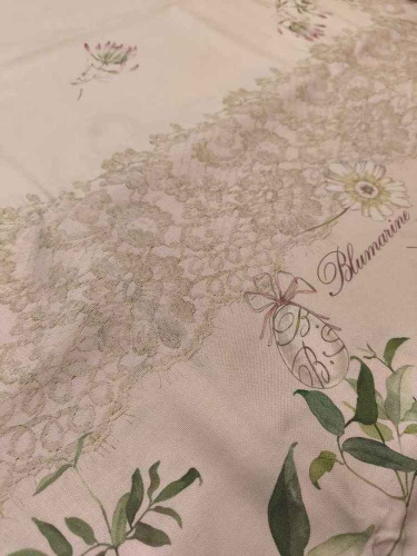 Скатерть Blumarine L`ULIVO 170х270 цвет 02 powder pink розовая Артикул: 94179 LettoPerfetto фото 3