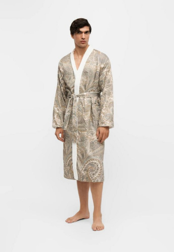 Халат Etro GIANO DOUBLE 99KA513 X0820 stampa beige бежевый