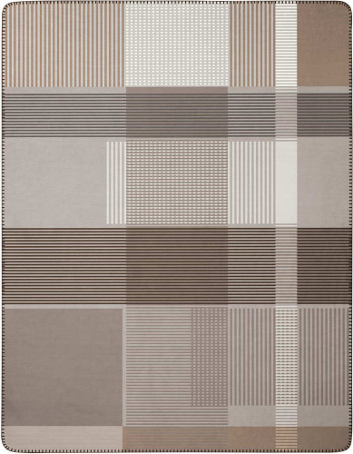 Плед Biederlack Moderns&Classics (818423) maze stone 150х200 Артикул: 79271 LettoPerfetto