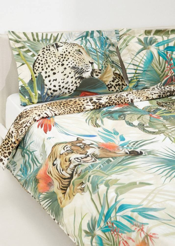 Постельное белье Roberto Cavalli JUNGLE 001 Green Евро Артикул: 88303 LettoPerfetto фото 3