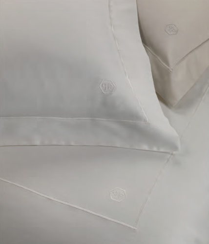 Постельное белье Philipp Plein BASIC HEXAGON B00 white Евро Артикул: 69504 LettoPerfetto фото 2