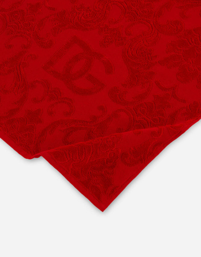 Комплект полотенец Dolce & Gabbana DG LOGO red красный Пять штук Артикул: 77204 LettoPerfetto фото 5