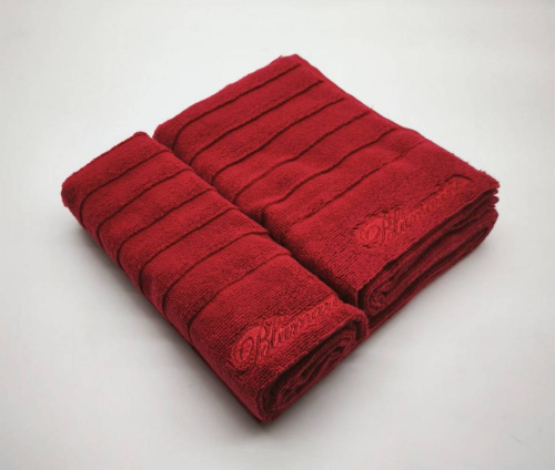 Набор полотенец Blumarine MADEMOISELLE красный 09 lake red Артикул: 94885 LettoPerfetto фото 3