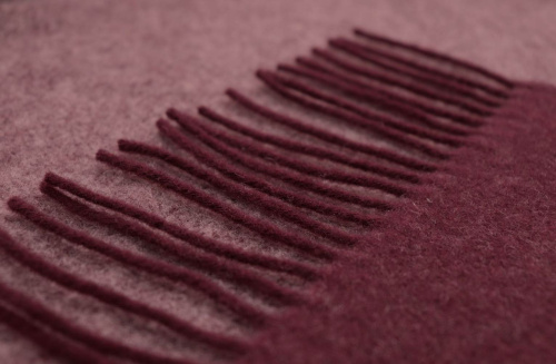 Плед Biederlack DARK VELVET (809551) bordeaux-parfait 130х170 Артикул: 79258 LettoPerfetto фото 4