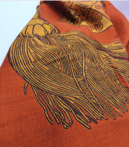 Плед Etro HERALD AQ339 A0351 orange оранжевый 140х180 Артикул: 70183 LettoPerfetto фото 3