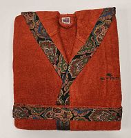 Халат с капюшоном Etro 7PLIES AV800 X0810 orange оранжевый