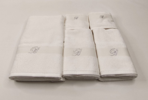 Комплект полотенец Blumarine RISVEGLIO белый 04 white Артикул: 94893 LettoPerfetto