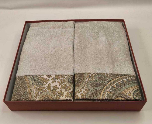 Комплект полотенец Etro GIANO AV799 X0820 beige бежевый Пять штук Артикул: 70148 LettoPerfetto фото 4