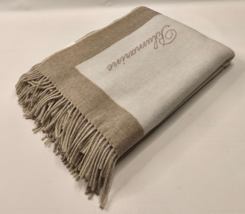 Плед Blumarine MADAME 140х205 бежевый 05 ecru Артикул: 93748 LettoPerfetto фото 3