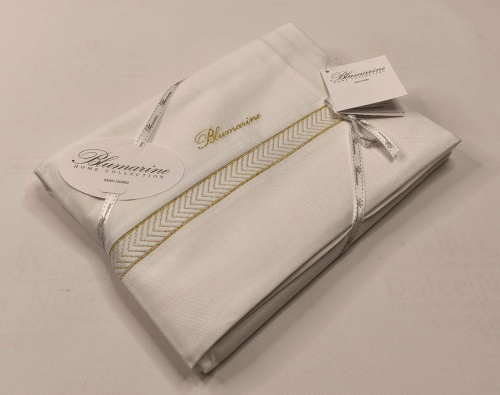 Скатерть Blumarine BISTROT 180х300 цвет белый gold Артикул: 94845 LettoPerfetto фото 3