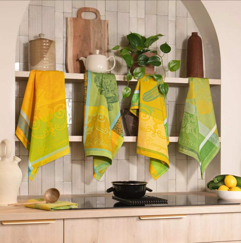 Полотенце Garnier-Thiebaut LES COURGETTES JONQUILLE 56х77 Артикул: 79991 LettoPerfetto фото 2