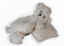 Мягкая игрушка Louise Mansen JADE - спящий мишка 19 см