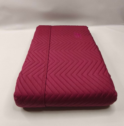 Покрывало Blumarine STILE BLU 270х270 бордовое 41 borgogna burgundy Артикул: 93720 LettoPerfetto фото 4