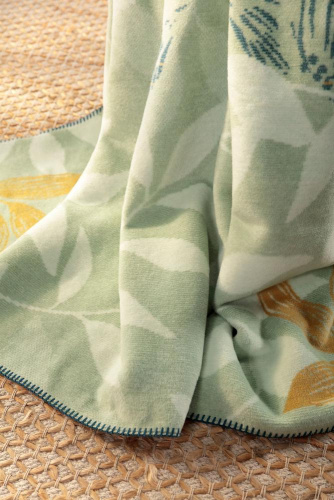 Плед Biederlack Evergreen (816269) greenery  150х200 Артикул: 79274 LettoPerfetto фото 4