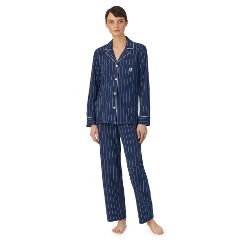 Пижама Ralph Lauren I818702 402 синяя в полоску
