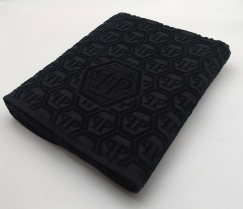 Полотенце Philipp Plein HEXAGON 964 black 95х150 Артикул: 69604 LettoPerfetto