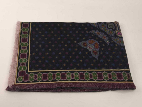 Плед Etro ZAHIR AKC28  X0883 blue синий 140x180 Артикул: 70119 LettoPerfetto