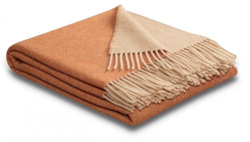 Плед Biederlack DARK VELVET (784452) henna-sand 130х170 Артикул: 79253 LettoPerfetto