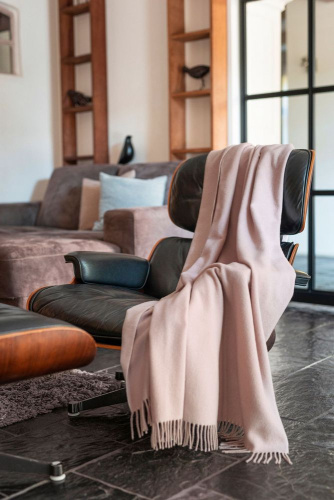 Плед Biederlack DARK VELVET (797544) rose-ecru 130х170 Артикул: 79257 LettoPerfetto фото 2