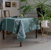 Скатерть Le Jacquard Francais VOLIERE green 175x250