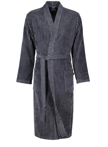 Халат мужской Cawo 4854 (97 schwarz темно-серый) фото 2