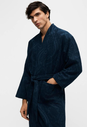 Халат Etro CAPRI AQ447 B0310 blu scuro синий фото 5