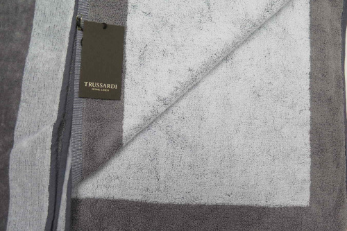 Полотенце махровое Trussardi EMBLEM 003 Grey-серое Артикул: 96379 LettoPerfetto фото 2
