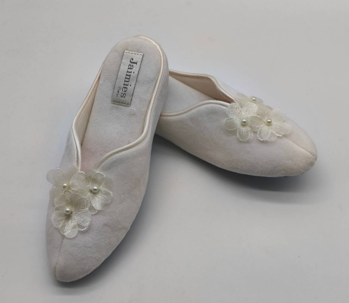 Тапочки Jaimies NATHALIE mule SPRING молочные, размер L (40-41) фото 5