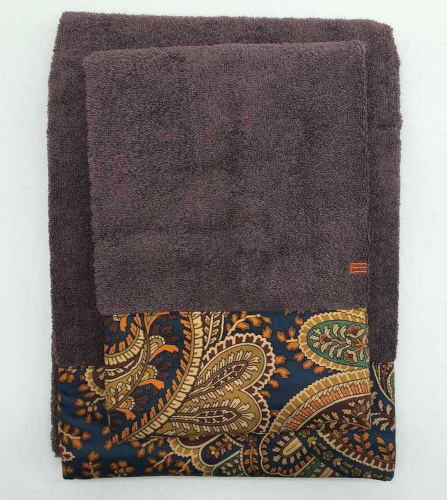 Комплект полотенец Etro GIANO AV799 X0883 brown коричневый 60х100+40х60 Артикул: 70153 LettoPerfetto фото 3