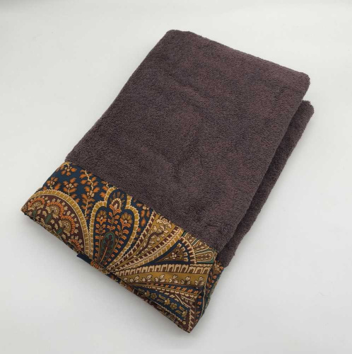 Полотенце Etro GIANO AV799 X0883 brown коричневое 100х150 Артикул: 70156 LettoPerfetto фото 2