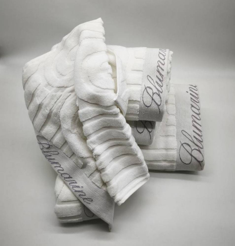 Набор полотенец Blumarine MONOGRAM белый 04 white Пять штук Артикул: 94866 LettoPerfetto фото 2