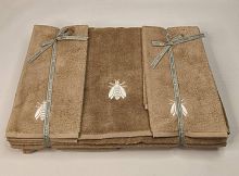 Комплект полотенец Mastro Raphael ESSENTIAL API 3В beige chiaro Пять штук