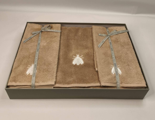 Комплект полотенец Mastro Raphael ESSENTIAL API 3В beige chiaro Пять штук Артикул: 76599 LettoPerfetto фото 3