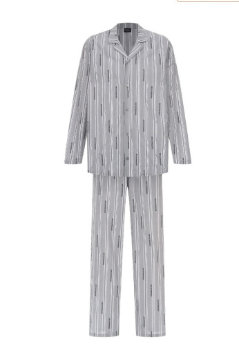 Пижама мужская Emporio Armani DENI EM000615 AF18543 m8222 shaded stripeсе серая