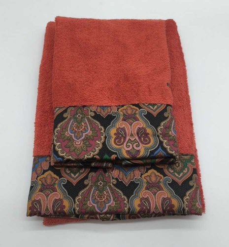 Комплект полотенец Etro 7PLIES AV800 X0810 orang оранжевый 60х100+40х60 Артикул: 70127 LettoPerfetto