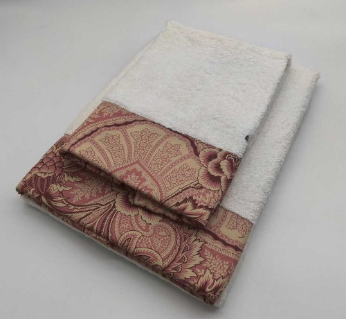 Комплект полотенец Etro BLOOM AV818 X0870 red красный 60х100+40х60 Артикул: 70122 LettoPerfetto фото 2